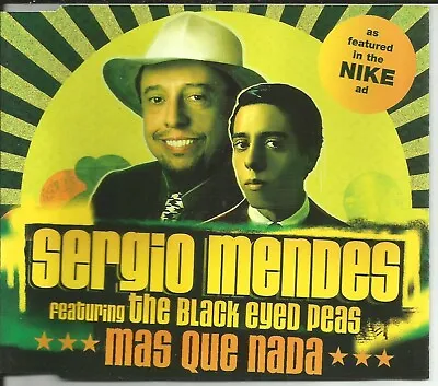 SERGIO MENDES W/ BLACK EYED PEAS Mas Que Nada MASTERS AT WORK REMIX & EDIT CD  • $24.99