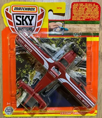 2022 Matchbox Sky Busters #12 Cessna® Caravan® DARK RED | VOLCANO RESEARCH • $12.47