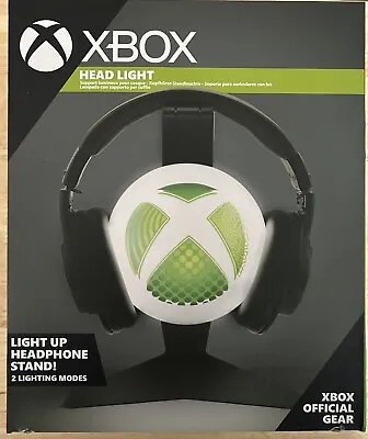 Xbox Headset Stand Logo Light Up Stand USB Cord Paladone Official Merchandise • £35.71