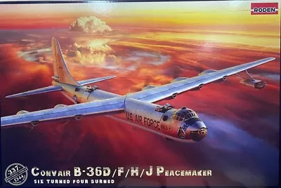 Roden 1:144 Convair B-36D Peacemaker Strategic Bomber USAF Model Kit #337~NEW • $74.99