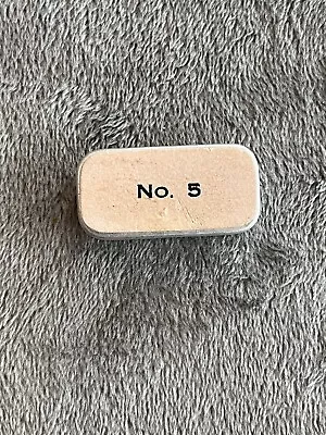 (Chanel) No. 5? Vintage Mini Tin Box • $1
