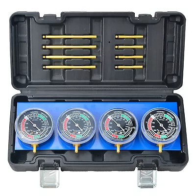 Motorcycle Carburettor Carb Vacuum Gauge Synchronizer Balancer 4 Cylinder Set • $34.99