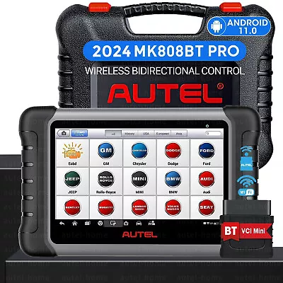 2024 Autel MaxiCOM MK808BT PRO Diagnostic  Bi-Directional Scan Tool Full System • $780