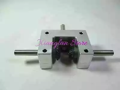 1PCS Gearbox Corner Device 90° Helical Bevel Gear Double Output Shaft Reverse • $60