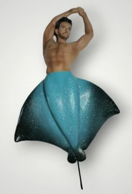 $54.99 • Buy December Diamonds Man A Ray Merman Christmas Holiday Ornament