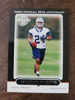 2005 Topps #385 Marion Barber Black Parallel Rookie Football Card RC • $5