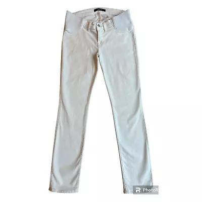 J  Brand - Mama J Maternity Jeans - Side Panel Elastics - Blanc (white) Size 31  • $54.99