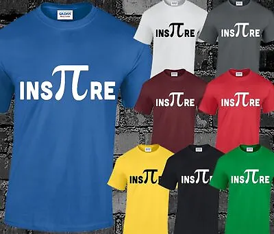 Inspire PI Mens T Shirt Funny Geek Maths Joke Top Nerd Big Bang Theory Gift Idea • £8.99