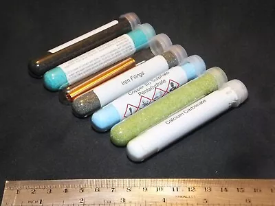 £1.97 • Buy Chemistry Set Chemical Samples From Kitchen-chemistry Tubes 25g Bags