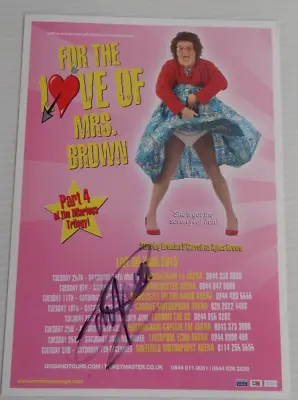 Gary Hollywood Of Mrs Browns Boys Autographed 6 X 4 Tour Flyer. [dino]  • £9.99