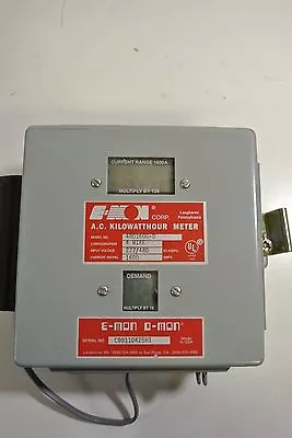 E-mon D-mon A.C. Kilo Watt Hour  Meter Model: 4801600-D  4-Wire 277/480 1600A • $899.99