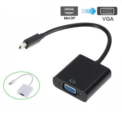 Thunderbolt Mini Display Port DP To VGA Cable Adapter For Apple IMac & Mac Mini • £5.47