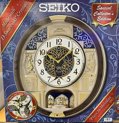 Seiko Melodies In Motion Clock - Limited Edition 36 Melodies ! Free Shipping! • $299.99