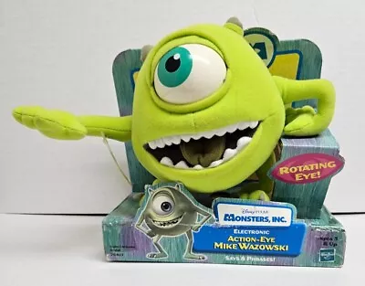 2001 Disney Monsters Inc. Electronic Action-Eye Plush Mike Wazsowski New • $39.95