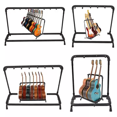 Glarry 3/5/7/9 Guitars Holder Rack Stand Multi Guitars • $28.97