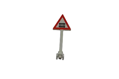 Lego® CITY Traffic Sign Road Street Crossing Road Level Crossing 2 • $7.65