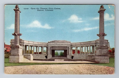 $11.99 • Buy Denver CO- Colorado, Open Air Theatre, Civic Center, Antique, Vintage Postcard