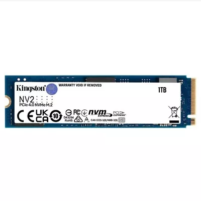 £41.95 • Buy Kingston 1TB NV2 PCIe 4.0 NVMe SSD...