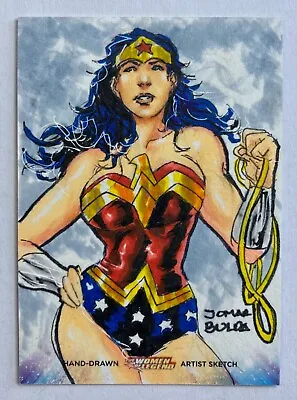 DC COMICS THE WOMEN OF LEGEND - SKETCH Of Wonder Woman By JOMAR BULDA SC • $89.99