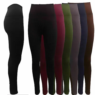 £8.48 • Buy Ladies Firm Control Control High Waist Fitness Sports Gym Leggings Trousers 8-26