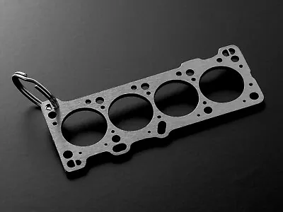 Keychain Cylinder Head Gasket For Mazda MX5 / Miata - Stainless Steel Brushed • $23.90