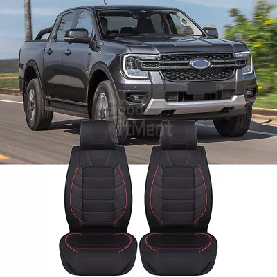 For Ford Ranger 2011-2018 2022 Leather Full Set Car Seat Cover Front Cushion 2PC • $94.34