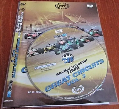 Racing Through Time: Great Circuits Volume 2 - Region 2 Dvd • £1.85