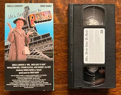 Mrs 'Arris Goes To Paris VHS Angela Lansbury Omar Sharif Diana Rigg • $89.49