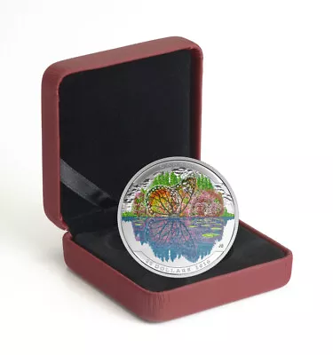 2016 Canada $20 Fine Silver Coin Landscape Illusion Butterfly • $73.12