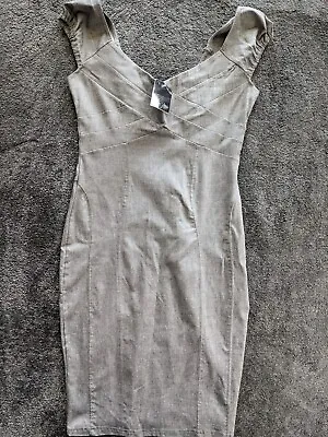 £25 • Buy 🛍️JANE NORMAN Grey Pencil Dress Size UK 12,RRP£45