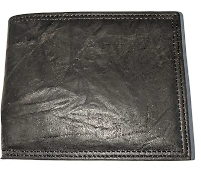 Rolfs Woodgain Billfold Leather Wallet Black • $34