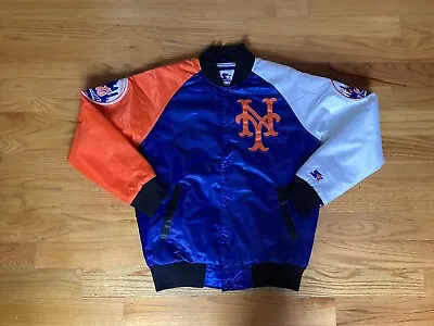 NEW New York Mets TY Mopkins Exclusive Starter Satin Jacket Men's Size Medium • $149.98
