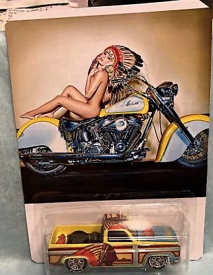 Hot Wheels ‘83 Chevy Silverado Indian Motorcycles It’s A Custom Real Riders • $49.77