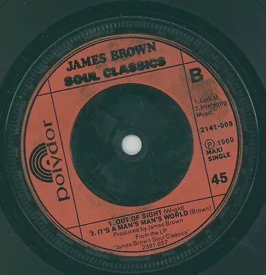 £5.95 • Buy   JAMES BROWN SOUL CLASSICS.  James Brown. POLYDOR 4 TRACK MAXI SINGLE 7in 1973.