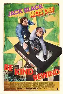 Be Kind Rewind 2008 Jack Black Mos Def Original 27x40 Movie Theater Poster • $14.99