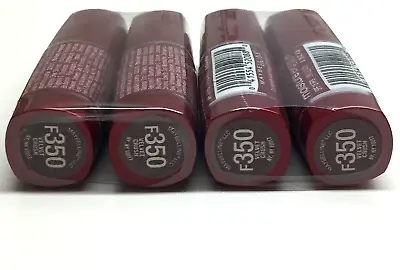 4 X MAYBELLINE Moisture Extreme Lipstick F350 Velvet Crush • $59.99