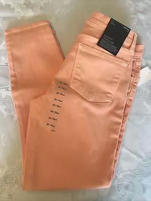 J Brand 835 Mid Rise Crop Skinny Jeans Faded Aeon Size 28 Pants $228 • $59