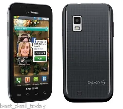 Samsung Galaxy S Fascinate SCH-I500-2GB -r* Black (Verizon)Cell Phone Good • $59.39