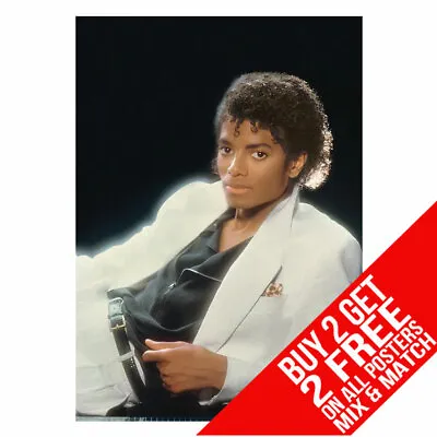  Michael Jackson Cc4 Thriller Bad Poster Print A4 A3 Size Buy 2 Get Any 2 Free • £6.97