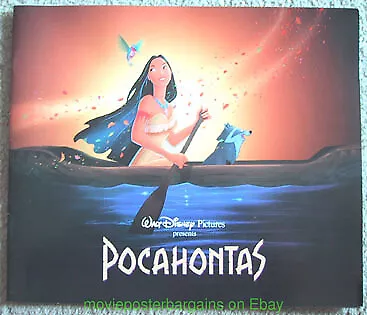 Pocahontas Souvenier Program Book N. Mint!  Movie Poster Cover Art Rare ! Disney • $25.65