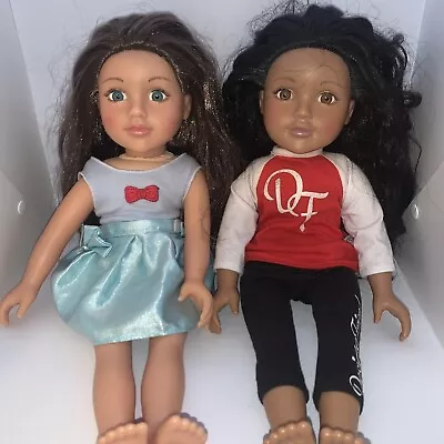 £16 • Buy 2 X Chad Valley Design A Friend Doll With Outfits No Shoes 