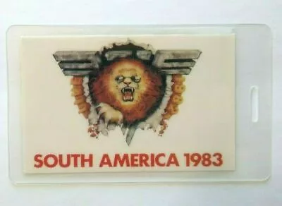 Van Halen Backstage Pass South America 1983 Concert Tour Lion Original Eddie • $40.50