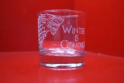 £12 • Buy Laser Engraved Tumbler Game Of Thrones Stark Dire Wolf Design Winter Is Coming