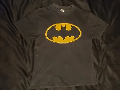 Vintage BATMAN T-Shirt 1989 MICHAEL KETON Jack Nicholson DC Comics Movie LARGE  • £47