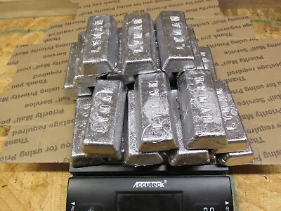 Lead Ingots- 20 Lbs Clean Soft Lead-- Reloading- Fishing Weights • $39.95