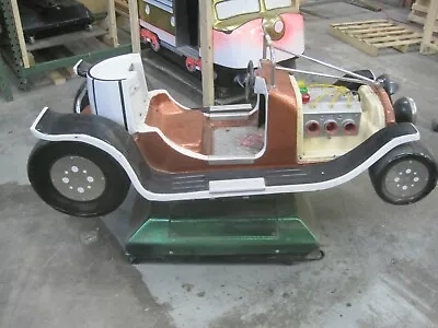 Coin Operated Vintage Antique Hot Rod Race Car Kiddie Ride Brown • $1000