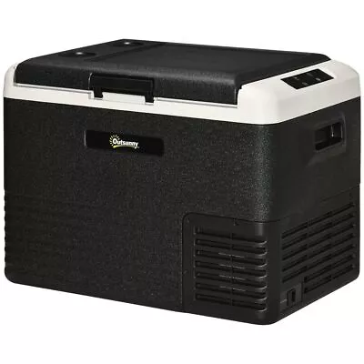 40L Car Refrigerator 12V Portable Freezer For Camping Driving Outsunny • £222.95