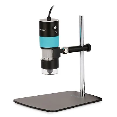 $223.99 • Buy Amscope 1.3MP Handheld 10-280X LED Digital USB Microscope Ball Joint+Table Stand