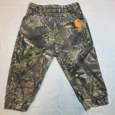 Carhartt Camo Pants Baby Infant Sz 6 Months Mossy Oak Break Up Country Hunting • $18.88