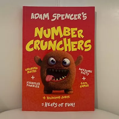 Adam Spencer's Number Crunchers Book (Maths Activity Book) • $10